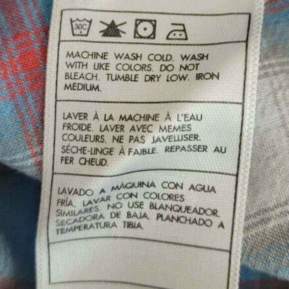 Hurley Wilson Ex-Boyfriend Plaid Button Down Shirt Women's Size XS - Picture 10 of 10